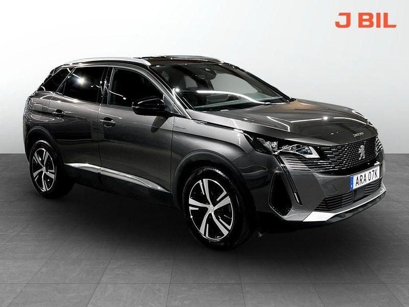 Grå Begagnad 2022 Peugeot 3008 GT SUV | 359 900 kr (Dyr) - Bild 1/4