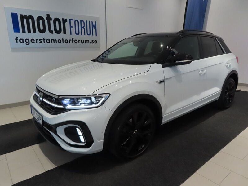 Vit Begagnad 2024 VW T-Roc R-line SUV | 389 000 kr (Dyr) - Bild 1/4