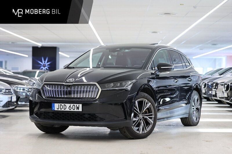 Svart Begagnad 2022 Skoda Enyaq iV SUV | 379 900 kr (Lite dyr) - Bild 1/3