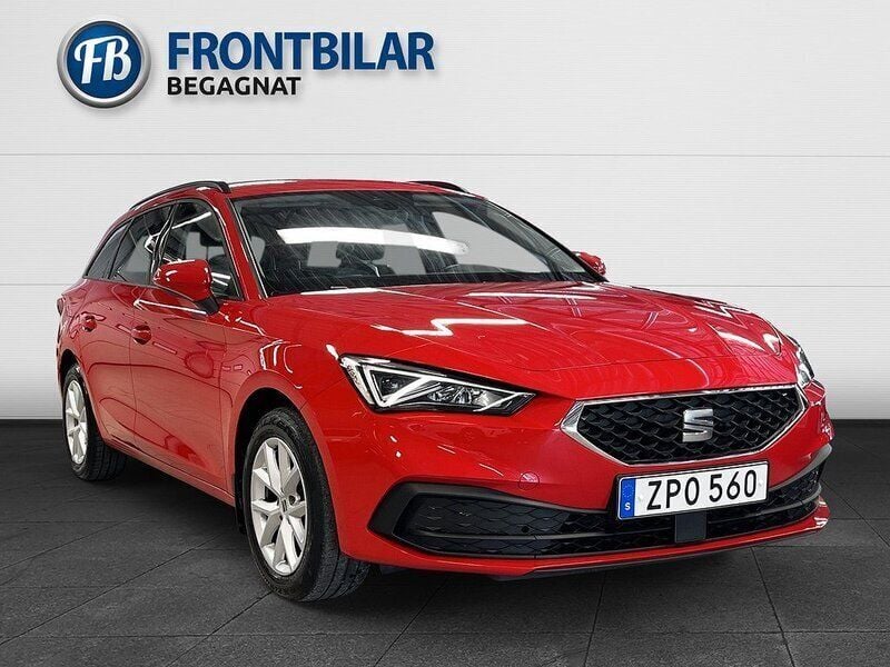 Röd Begagnad 2022 Seat Leon Kombi | 199 900 kr (Marknadspris) - Bild 1/3
