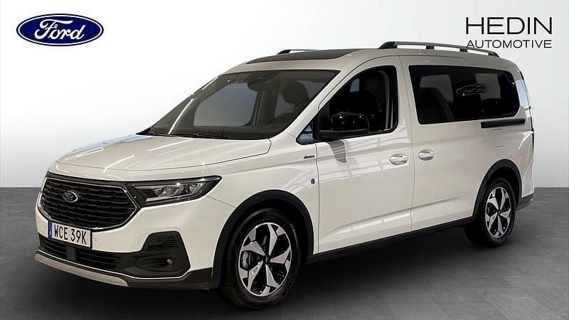 Frozen white Ny 2025 Ford Tourneo Active Minibuss | 467 375 kr (Superpris) - Bild 1/4