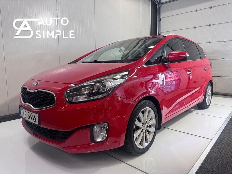 Röd Begagnad 2014 Kia Carens Minibuss | 69 900 kr (Marknadspris) - Bild 1/4