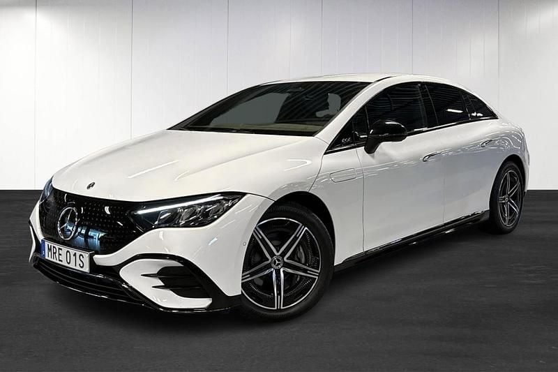 Vit (white) Begagnad 2024 Mercedes EQE350 AMG Sedan | 599 000 kr - Bild 1/4