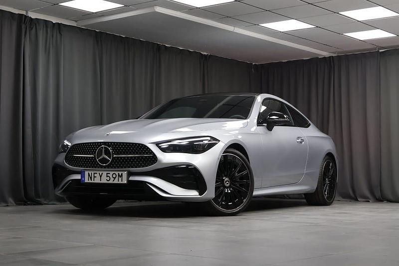 Silver Begagnad 2023 Mercedes CLE300 AMG Sportkupé | 599 000 kr (Marknadspris) - Bild 1/4