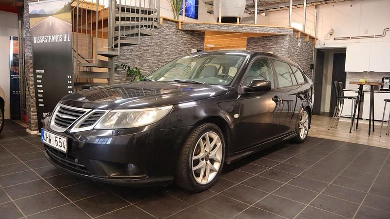 Svart Begagnad 2007 Saab 9-3 Vector Kombi | 28 900 kr (Marknadspris) - Bild 1/4