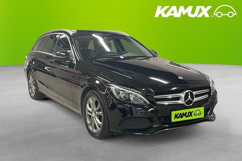 Svart Begagnad 2018 Mercedes C180 Avantgarde Kombi | 174 700 kr (Bra pris) - Bild 1/3