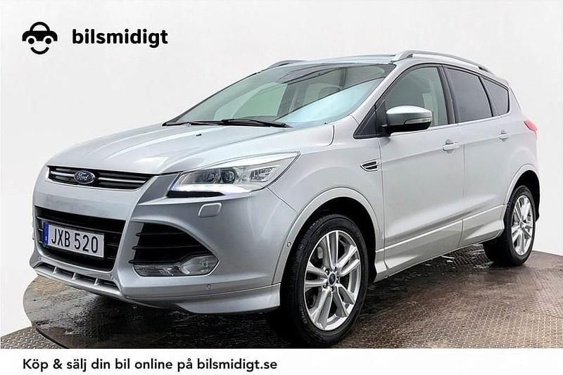Grå Begagnad 2015 Ford Kuga SUV | 139 800 kr (Marknadspris) - Bild 1/3