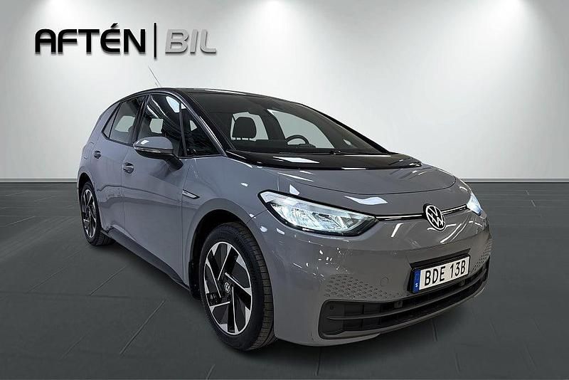 Begagnad VW ID.3 Pro Performance 150 kW (204 HK) 2022 Grå Halvkombi