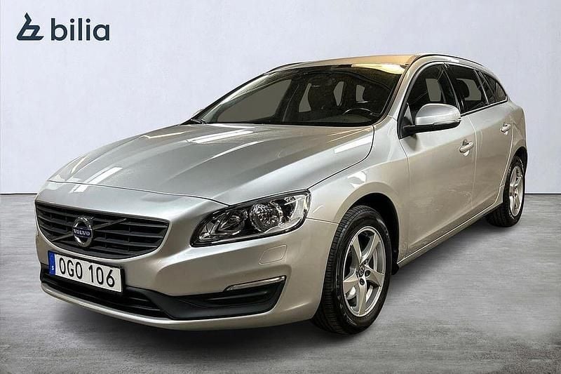 Silver Begagnad 2016 Volvo V60 Business Edition Kombi | 159 900 kr (Marknadspris) - Bild 1/3