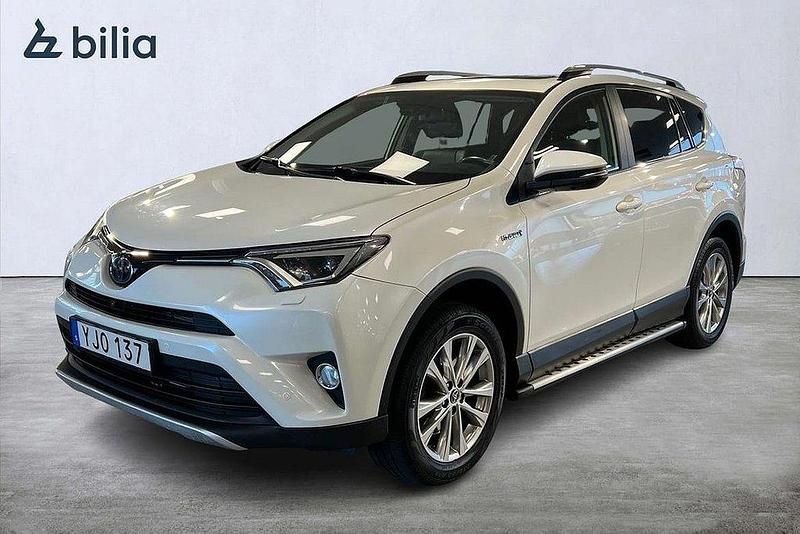 Vit Begagnad 2016 Toyota RAV4 Hybrid Executive SUV | 249 800 kr (Marknadspris) - Bild 1/4