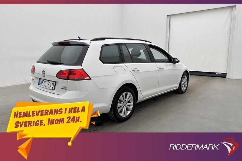 Begagnad VW Golf VII 105 HK (77 kW) 2013 Vit Kombi