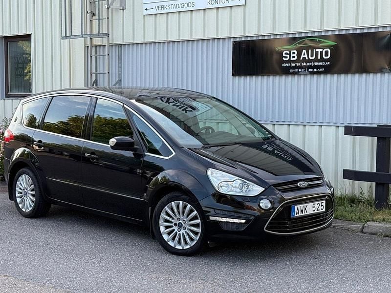 Svart Begagnad 2012 Ford S-MAX Business Edition Minibuss | 73 900 kr (Bra pris) - Bild 1/4