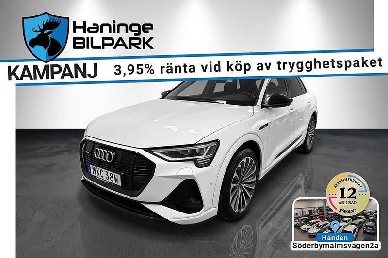 Vit Begagnad 2020 Audi e-tron S-Line SUV | 359 900 kr (Marknadspris) - Bild 1/3