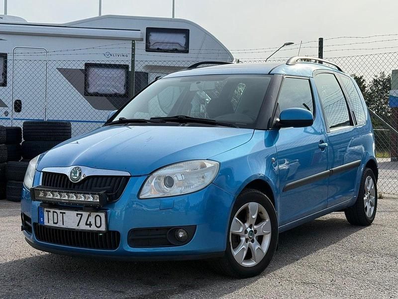 Blå Begagnad 2007 Skoda Roomster Kombi | 29 000 kr (Dyr) - Bild 1/4
