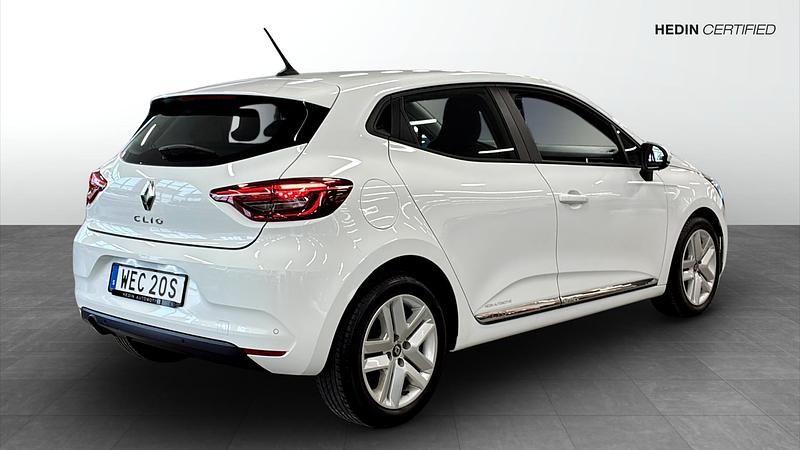 Begagnad Renault Clio V Zen 91 HK (66 kW) 2022 Vit Halvkombi