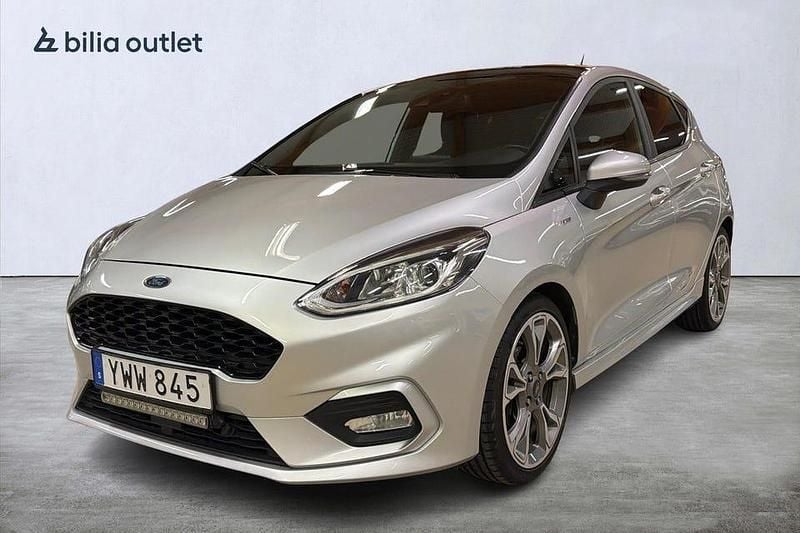 Grå Begagnad 2017 Ford Fiesta ST-Line Halvkombi | 149 900 kr (Dyr) - Bild 1/3