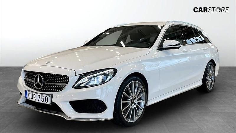 Vit Begagnad 2017 Mercedes C220 Kombi | 249 900 kr (Marknadspris) - Bild 1/4