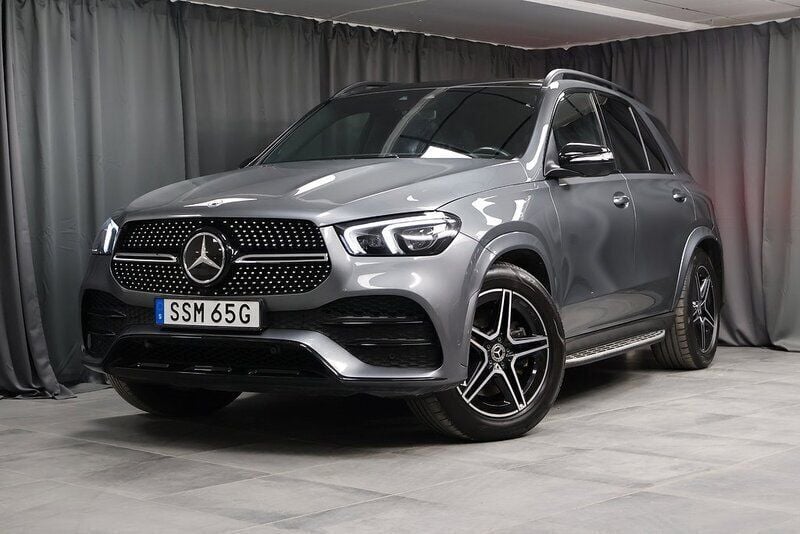 Grå Begagnad 2019 Mercedes GLE300 Premium Plus SUV | 599 000 kr - Bild 1/4