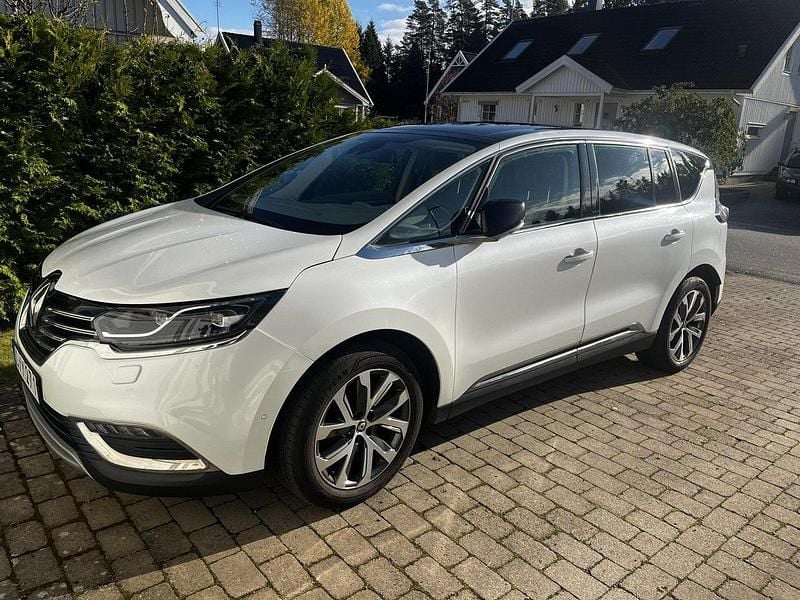 Vit Begagnad 2015 Renault Espace Zen Minibuss | 114 900 kr (Bra pris) - Bild 1/4