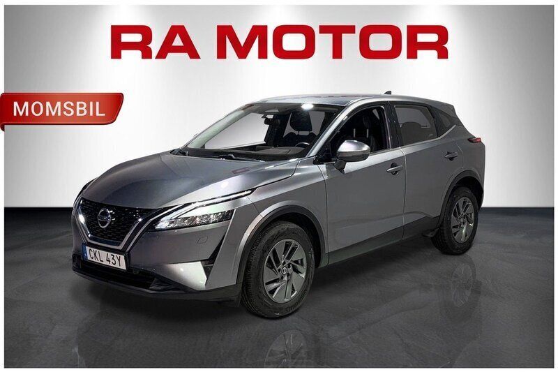 Grå Begagnad 2021 Nissan Qashqai Acenta SUV | 199 700 kr (Marknadspris) - Bild 1/4