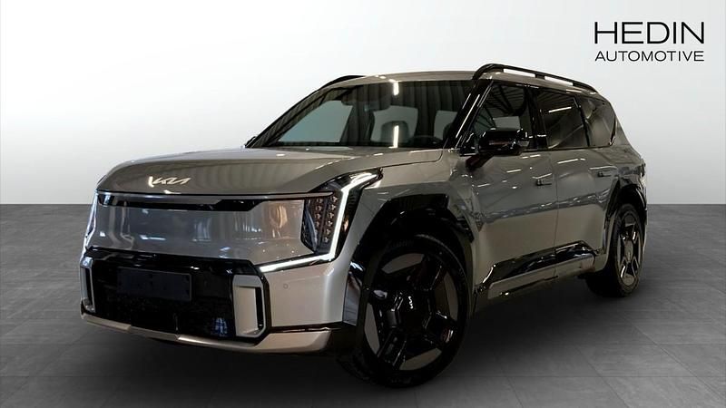 Grå (grey) Ny 2025 Kia EV9 GT-Line SUV | 889 900 kr - Bild 1/4