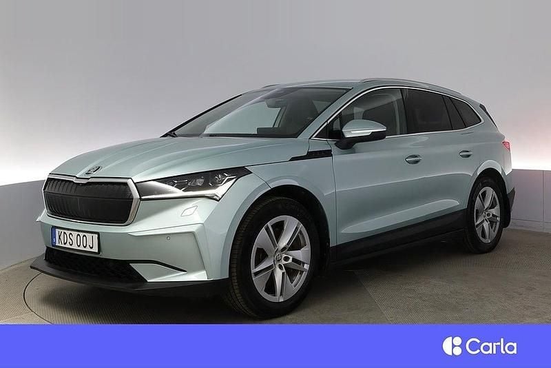 Silver Begagnad 2021 Skoda Enyaq iV SUV | 334 900 kr (Marknadspris) - Bild 1/3