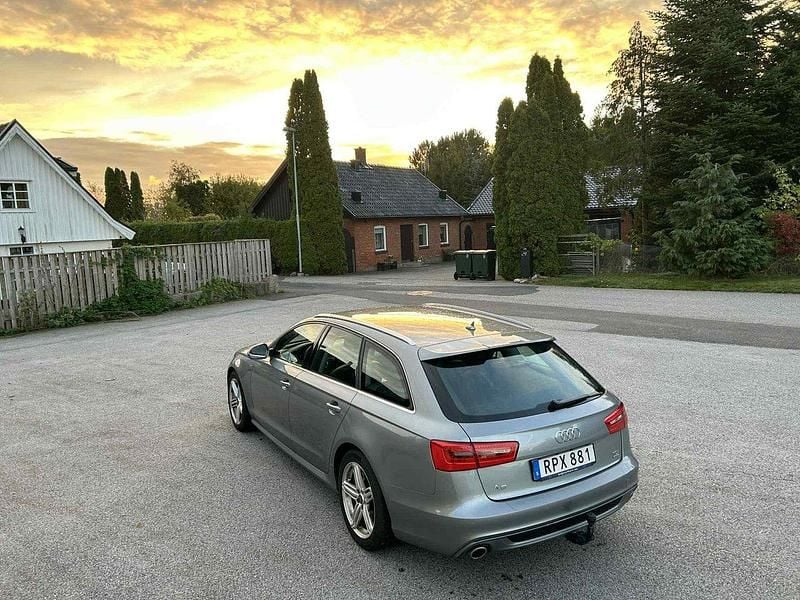Grå Begagnad 2014 Audi A6 S-Line Kombi | 145 000 kr (Marknadspris) - Bild 1/4