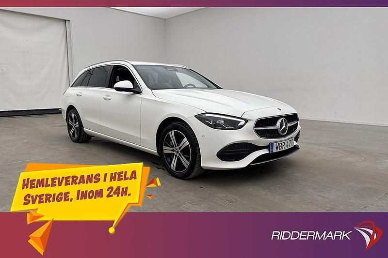 Begagnad Mercedes C300e Avantgarde 204 HK (150 kW) 2022 Vit Kombi
