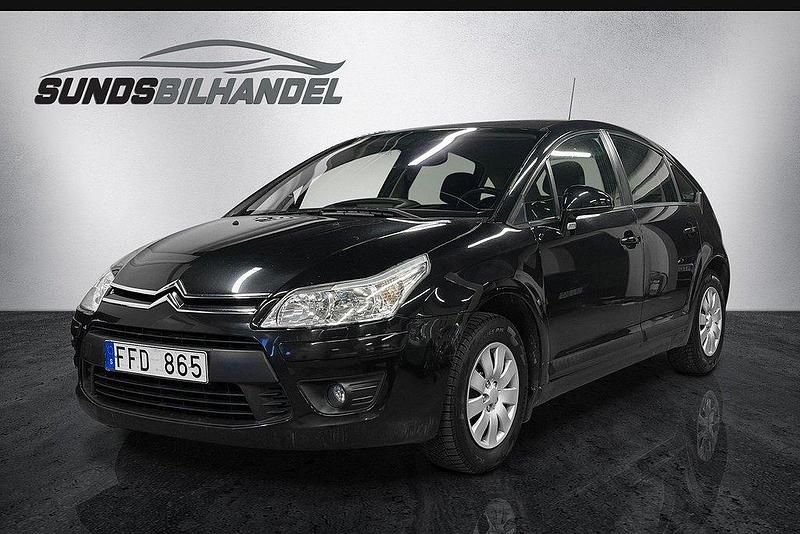 Svart Begagnad 2008 Citroën C4 Halvkombi | 24 900 kr (Dyr) - Bild 1/4