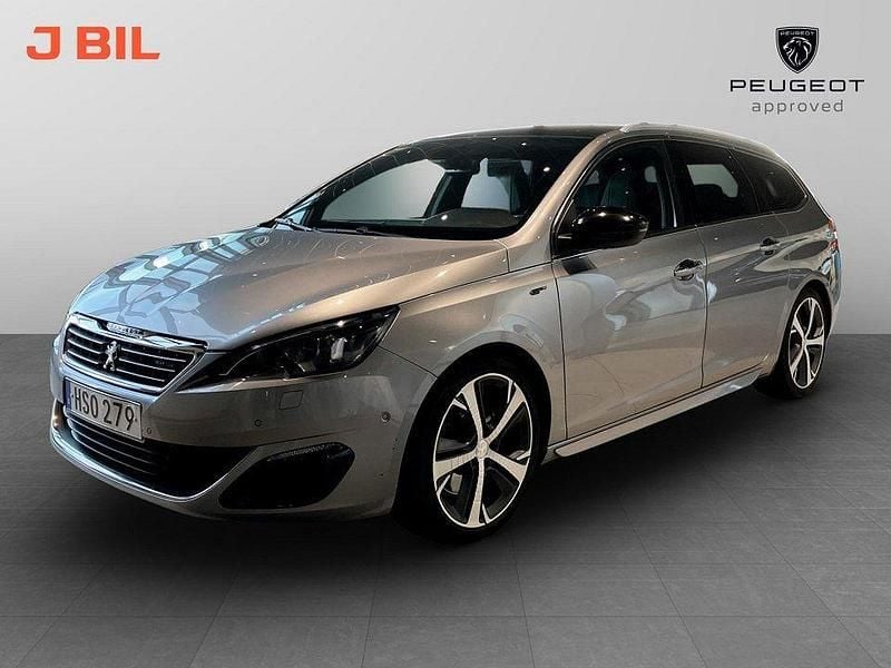Grå Begagnad 2015 Peugeot 308 GTi Kombi | 139 900 kr (Dyr) - Bild 1/4