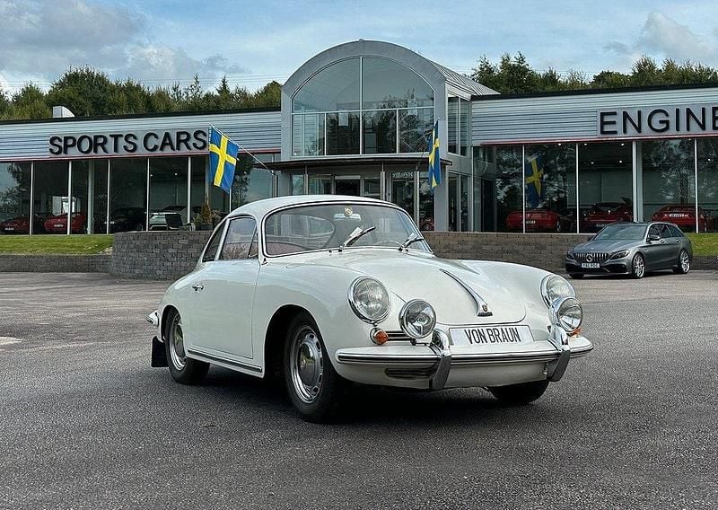 Vit Begagnad 1965 Porsche 356 Sportkupé | 891 000 kr - Bild 1/4