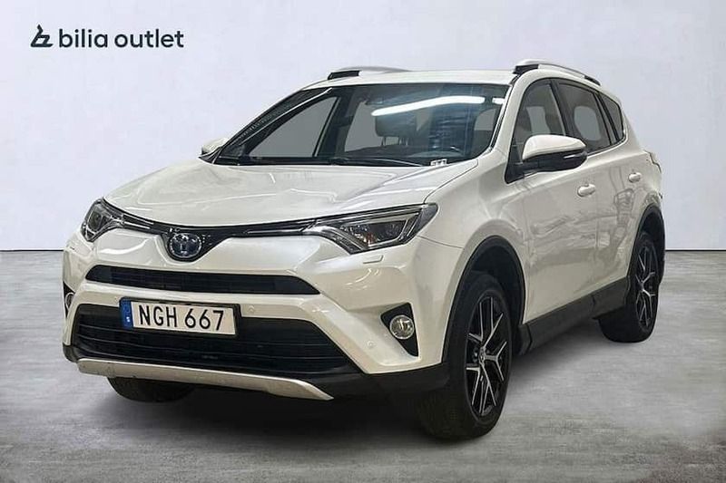 Vit Begagnad 2016 Toyota RAV4 Hybrid Active SUV | 199 900 kr (Bra pris) - Bild 1/3
