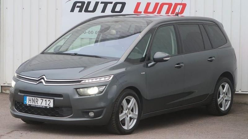Begagnad Citroën Grand C4 Picasso 150 HK (110 kW) 2014 Grå (gråmetallic) Minibuss