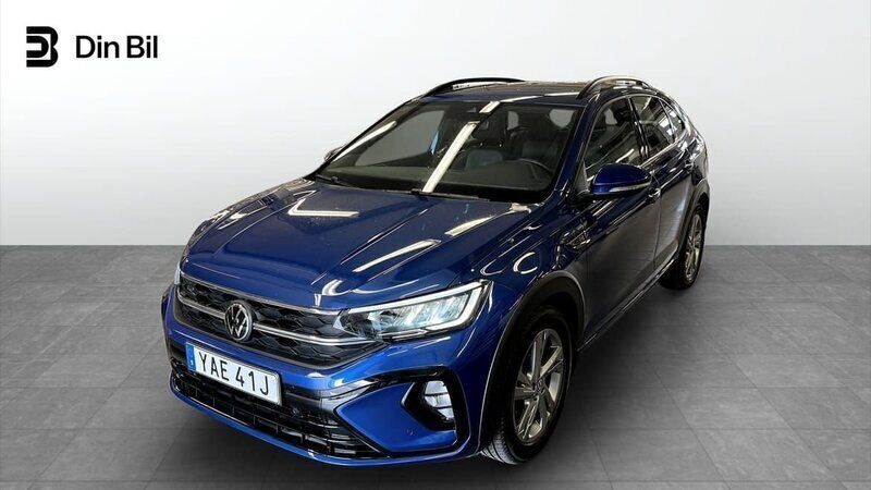 Blå Begagnad 2022 VW Taigo R-line SUV | 234 900 kr (Marknadspris) - Bild 1/4