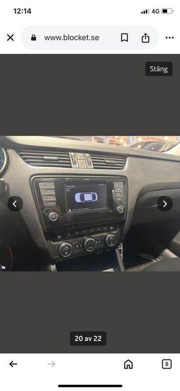 Silver Begagnad 2014 Skoda Octavia Sport Halvkombi | 105 000 kr (Marknadspris) - Bild 1/4