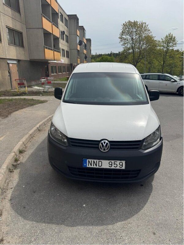 Vit Begagnad 2011 VW Caddy Minibuss | 65 000 kr (Marknadspris) - Bild 1/4