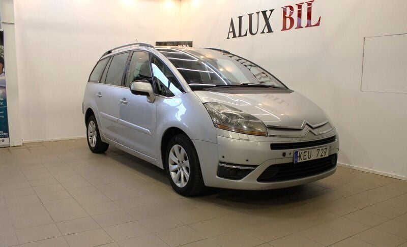 Silver Begagnad 2010 Citroën Grand C4 Picasso Minibuss | 39 900 kr (Lite dyr) - Bild 1/4