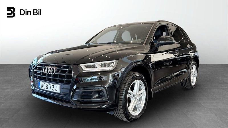 Mytsvart metallic Begagnad 2019 Audi Q5 S-Line SUV | 389 000 kr (Marknadspris) - Bild 1/4