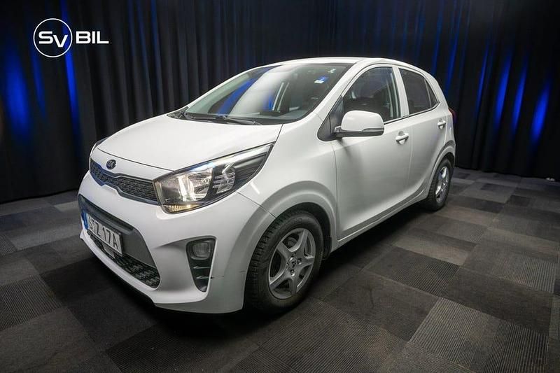 Vit Begagnad 2019 Kia Picanto Halvkombi | 99 000 kr (Marknadspris) - Bild 1/4
