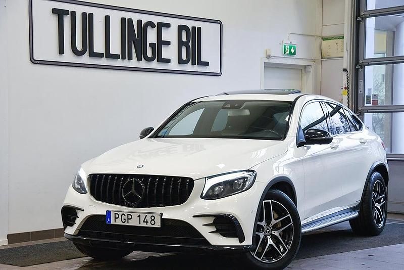 Vit Begagnad 2017 Mercedes GLC350 AMG Sportkupé | 334 900 kr (Marknadspris) - Bild 1/4