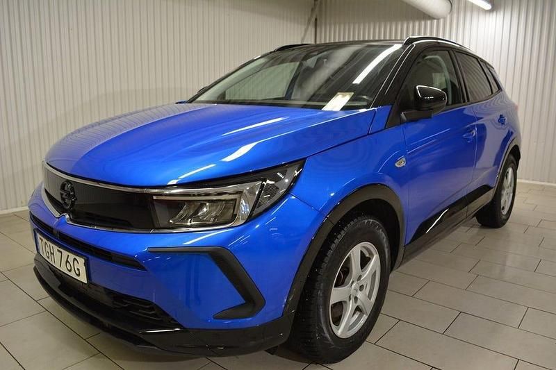 Blå Begagnad 2022 Opel Grandland X GS Line SUV | 199 000 kr (Superpris) - Bild 1/3