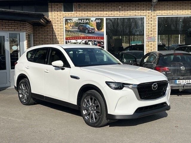 Arctic white Ny 2024 Mazda CX-60 Exclusive-Line SUV | 495 000 kr (Bra pris) - Bild 1/4