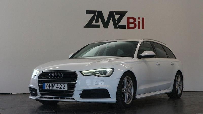 Vit Begagnad 2016 Audi A6 Sport Kombi | 174 900 kr (Marknadspris) - Bild 1/4