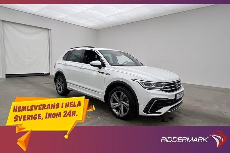 Vit Begagnad 2023 VW Tiguan R-line SUV | 414 800 kr (Dyr) - Bild 1/3