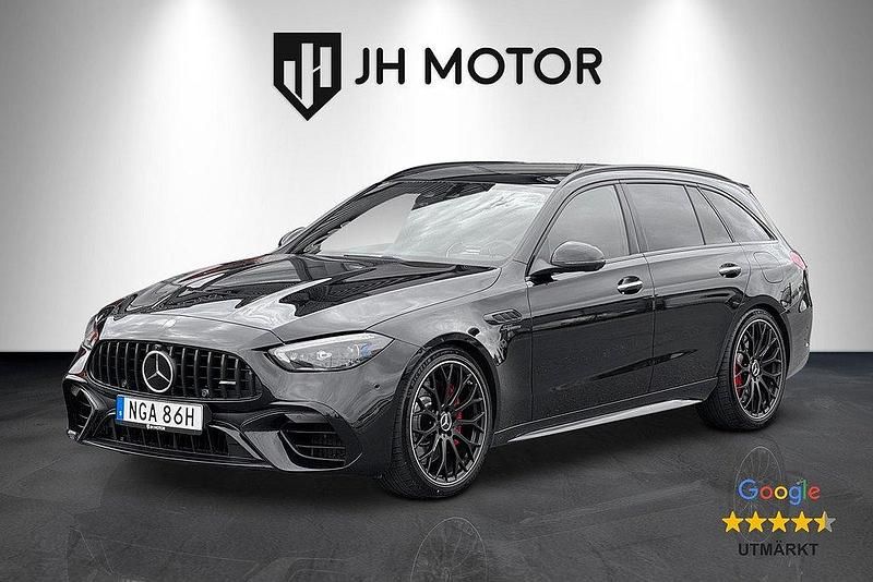 Svart Begagnad 2023 Mercedes C63S AMG AMG Kombi | 899 900 kr (Marknadspris) - Bild 1/4