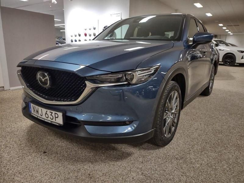 Blå Begagnad 2019 Mazda CX-5 Optimum SUV | 219 900 kr (Marknadspris) - Bild 1/4