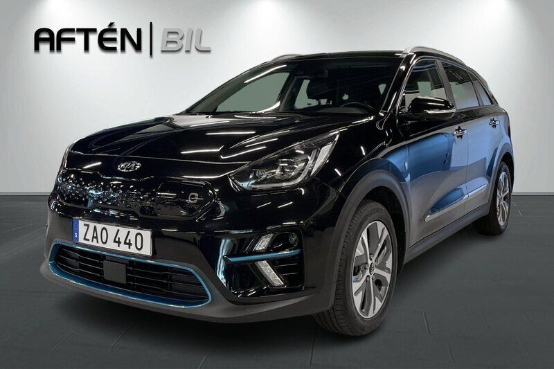 Svart Begagnad 2021 Kia e-Niro Advance SUV | 289 800 kr (Marknadspris) - Bild 1/4