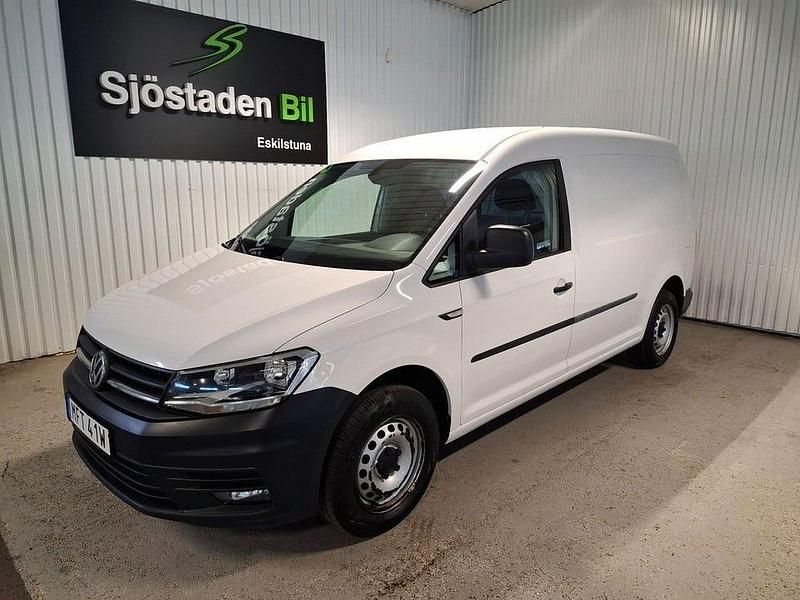 Vit Begagnad 2020 VW Caddy Maxi Minibuss | 187 900 kr (Marknadspris) - Bild 1/4