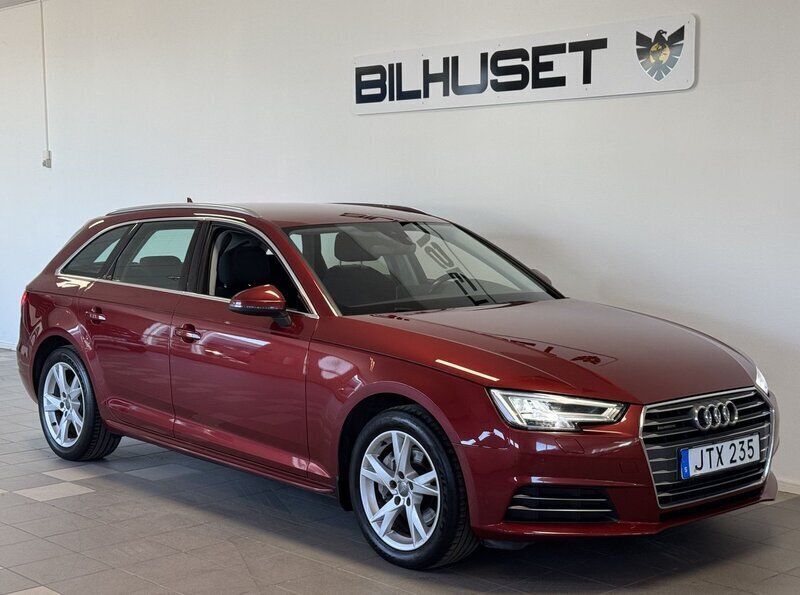 Röd Begagnad 2017 Audi A4 Proline Kombi | 184 900 kr (Marknadspris) - Bild 1/4