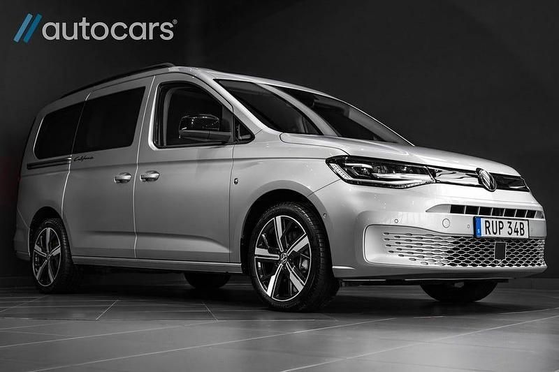 Silver Begagnad 2022 VW Caddy Maxi California Minibuss | 598 750 kr - Bild 1/4